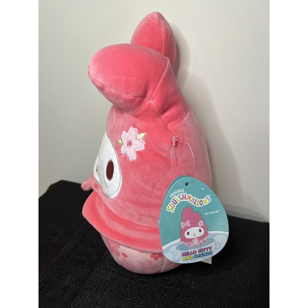 Sanrio My Melody Plush Squishmallow 8" Pink Sakura Cherry Blossom Kawaii Limited - Picture 4 of 5